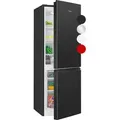 Produktbild: Bomann® Kühlschrank mit Gefrierfach | | 143cm | Kühl Gefrierkombination leise | Türanschlag wechselbar | 175L | KG 320.2 schwarz - Schwarz