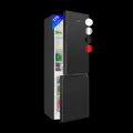 Produktbild: NEU Bomann Kühl-/Gefrierkombination KG 320.2 schwarz-glänzend KÜHLSCHRANK