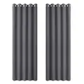 Produktbild: Vorhang Grau Blickdicht 2er Set H 228 x B 167 cm Wohnzimmer Gardinen Verdunke...