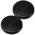 Produktbild: 2x Aufnahme Wagenheber Gummiauflage Gummiblock für Rangierwagenheber 127mm
