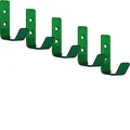Produktbild: SOTECH 5 x Kleiderhaken Loxten 60 x 20 x 45 mm grün, Garderobenhaken aus echt Edelstahl, Wandhaken mit 3 mm Materialstärke, Jackenhaken mit abgerundeten Kanten