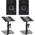 Produktbild: PreSonus Eris E5 BT Paar 2nd GEN Studiomonitor Tischstativ Set | Neu
