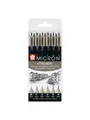 Produktbild: Sakura Pigma Micron Case 6 Fineliners Black