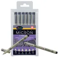 Produktbild: SAKURA Fineliner PIGMA MICRON 6er Etui schwarz