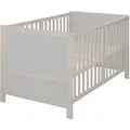 Produktbild: Roba Babybett, Hellgrau, Holzwerkstoff, Rechteckig, 70x140 cm, Babymöbel, Babybetten, Gitterbett