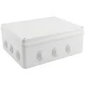 Produktbild: Verteilerdose Aufputz IP65 300x250x120mm 12 Öffnungen Abzweigdose  Weiß Anschlus