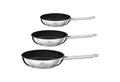 Produktbild: RÖSLE Pfannen-Set ELEGANCE, 3-teilig, Ø 28 cm, Ø 24 cm, Ø 20 cm, Edelstahl, Antihaftbeschichtet, hitzebeständig bis 260 °C