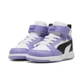 Produktbild: PUMA Kinder Rebound V6 Mid Sneakers 24, Team Violet Black White Purple