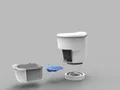 Produktbild: CLESANA C1 Toilette mit Rund-Sockel, Sitzhöhe 478mm, Beutelsystem,12V, Teile-Nr.