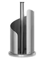 Produktbild: stardis Design Küchenrollenhalter fingerabdruckresistent H 30 Ø15 cm Rollenhalter Papierrollenhalter für Küchenrolle Halter stehend fingerprintproof (Edelstahl Matt gebürstet)