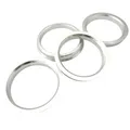 Produktbild: 4 Zentrierringe aus Alu Aluminium 66,6 mm - 57,1 mm 66,6 auf 57,1