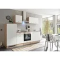 Produktbild: Carryhome Küchenblock, Weiß, Eiche, Holzwerkstoff, 1 Schublade(n) Schubladen, 270x195x60 cm, Küchen, Küchenzeilen & Küchenblöcke, Küchenzeilen mit Geräten