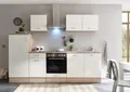 Produktbild: Küche ANDY Einbauküche Küchenzeile Komplettküche mit E-Geräten 270cm weiß