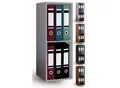 Produktbild: VCM Holzregal stehend platzsparender Aktenschrank Maße ca. H. 72 x B. 34 x T. 30 cm Elegantes Regal stehend Büroregal – Offas 2f