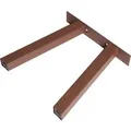 Produktbild: Bankgestell A-Form Rostoptik 400 mm x 420 mm