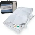 Produktbild: Warme Daunendecke 100% neue Daunen Bettdecke 155x220 Daunenpass 1010g - Weiß