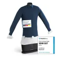 Produktbild: CLEANmaxx Bügelsystem Hemdenbügler PRO für Oberbekleidung, 1800 W, Bügler für Hemden Blusen, Trocknen und in Minuten knitterfrei
