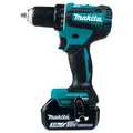 Produktbild: Makita Akku-Bohrschrauber 18V | 2x 3,0 Ah Akkus + Ladegerät im MAKPAC - Blau