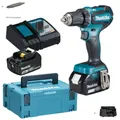 Produktbild: Makita Akku Bohrschrauber DDF485RFJ - 2x 3,0AH Akku - Ladegerät - im Makpac 2