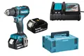 Produktbild: Makita Akku Bohrschrauber DDF485RFJ mit 2x Akkus 18V/3,0 Ah Ladegerät Makpac 2