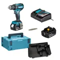 Produktbild: Makita Akku Bohrschrauber 18V 50Nm 2x3,0Ah Akku Ladegerät MAKPAC DDF485RFJ
