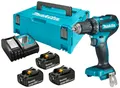 Produktbild: Makita Akku-Bohrschrauber »DDF485RF3J«, 3 Akkus 18V/3Ah, Schnellladegerät MAKPAC