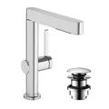 Produktbild: Hansgrohe Finoris Standwaschtischarmatur, silber