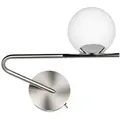 Produktbild: Trio Leuchten Wandleuchte Flaming, Weiß, Nickel, Metall, Glas, 21.5x25x13 cm, mit Schalter, Lampen & Leuchten, Innenbeleuchtung, Leuchten nach Räumen, Treppenbeleuchtung
