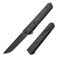 Produktbild: BÖKER PLUS® Kwaiken American Tanto Gentleman-Taschenmesser D2 G10 Clip Schwarz