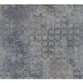 Produktbild: AS-Creation Vliestapete New Walls Grafik Leicht Strukturiert Blau Gold FSC®