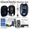 Produktbild: GlucoCheck GOLD Blutzuckermessgerät (mg/dl) + 110 Teststreifen