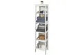 Produktbild: SoBuy Badregal BZR14, Küchenregal, Bücherregal, Leiterregal, Eckregal, Badregal, Lagerregal, mit 6 Ebenen, Bücherregal Standregal Badezimmer