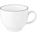 Produktbild: 6er-Set Seltmann Kaffeetasse Lido 220 ml Porzellan Schwarz M (Medium)