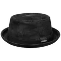Produktbild: Stetson Pennsylvania Pigskin Porkpie Hut Ledergarniturband Herren Sommer Winter schwarz S (54-55 cm)