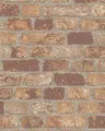 Produktbild: Tapete Vlies Steinmauer 3D Granulat braun rot Brique Marburg 58409 (5,12€/1qm)