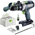 Produktbild: Festool Akku-Schlagbohrschrauber QUADRIVE TPC 18/4, I-Basic-Set, 18V, mit Winkelvorsatz und Koffer