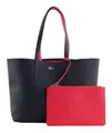 Produktbild: LACOSTE Anna Shopping Bag Schultertasche Abimes Petunia dunkelblau purpur