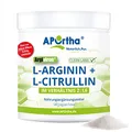 Produktbild: APOrtha® ARGIVIRON® L-Arginin + L-Citrullin 500 g veganes Pulver, Hochdosiert im Verhältnis von 2 zu 1,6 von L-Arginin zu L-Citrullin, allergenfrei, laktosefrei & glutenfrei