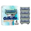 Produktbild: Gillette SkinGuard Sensitive Rasierklingen, 4 Ersatzklingen für Nassrasierer Herren mit Hautschutz