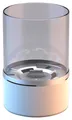 Produktbild: TENDERFLAME Tischfeuer Turm, mit Glasring