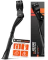 Produktbild: HENMI Fahrradständer 24-29 Zoll, Höhenverstellbar Fahrrad Ständer, rutschfest Seitenständer, Stabil Fahrradständer für Mountainbike, Trekkingrad, Cityrad, Pendlerfahrräder