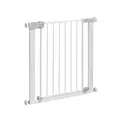 Produktbild: Safety 1st Auto Close Gate, Treppenschutzgitter ohne Bohren, 73–80 cm (max. 136 cm erweiterbar), automatisch schließendes Türschutzgitter, mit einer Hand öffnen, kein Bohren, Zweifachsicherung, Weiß