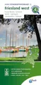 Produktbild: Friesland west (Friese Meren / Lemmer / Sneek / Harlingen / Leeuwarden / Dokkum) 1 : 100 000: Fietsknooppenuntenkaarten (Knooppuntkaarten, Band 2)