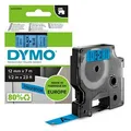 Produktbild: DYMO Schriftband D1 45016 S0720560, 12 mm schwarz auf blau, 1 St.