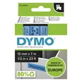 Produktbild: DYMO Original D1-Schriftband für LabelManager 12mm x 7m - Polyester, wieder ablösbar - schwarz auf blau