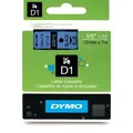 Produktbild: Original Dymo S0720560  45016 Etiketten schwarz auf blau 12mm x 7m