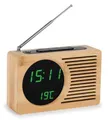 Produktbild: Atlanta Wecker Radiowecker Multifunktion Bambus