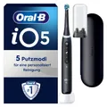 Produktbild: Oral-B iO Series 5 Matt Black Zahnbürste Oral-B iO 5 mit Reiseetui