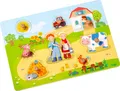 Produktbild: 8 Teile HABA Kinder Greifpuzzle Auf dem Bauernhof 1303769001
