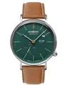 Produktbild: Zeppelin lz120 Rome Herren Uhr analog Quarzwerk mit Leder Armband 7138-3